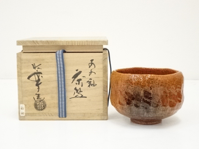 道具 ] - 道具 佐々木昭楽造 飴釉茶碗（共箱） | ネットショップ圭